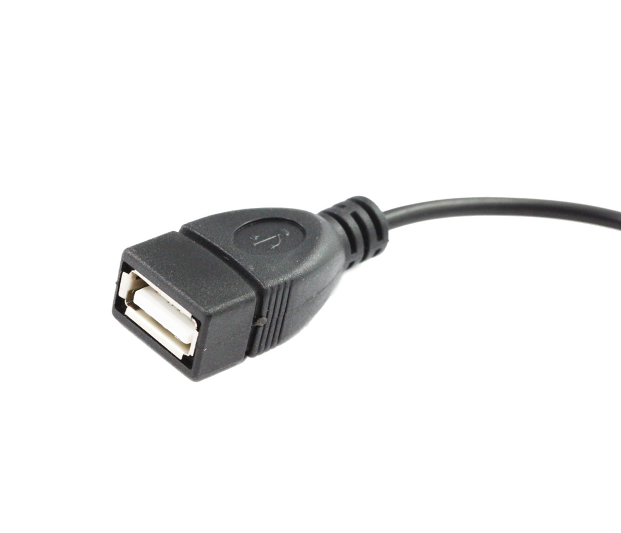 20CM Right Angle Micro USB 2.0 OTG Cable