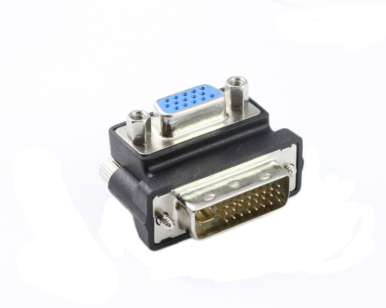 DVI-I 29 Pin M to VGA F Right Angle Adaptor