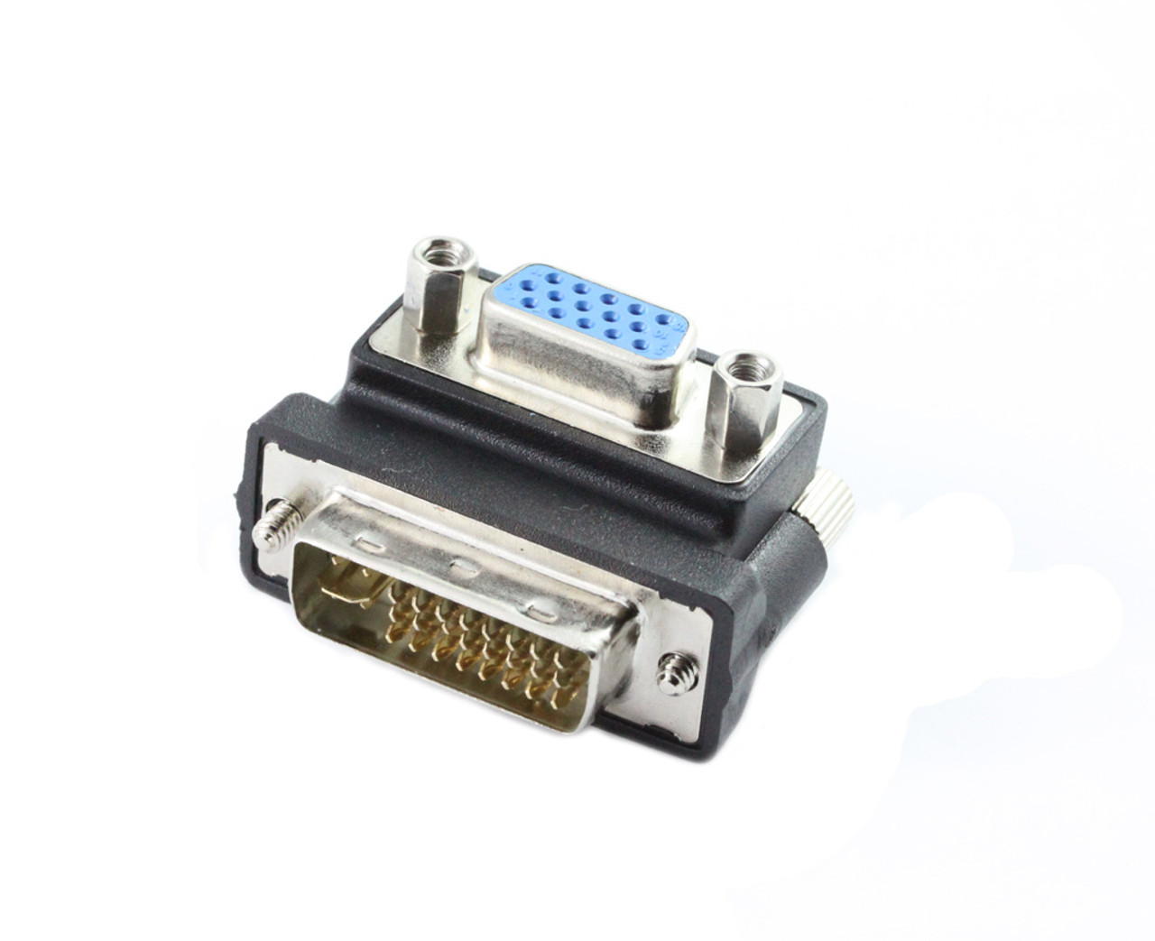 DVI-I 29 Pin M to VGA F Right Angle Adaptor