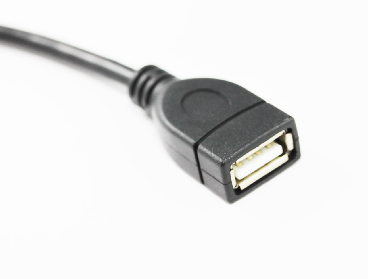 0.25M Up Angle USB 2.0 AM To AF Cable