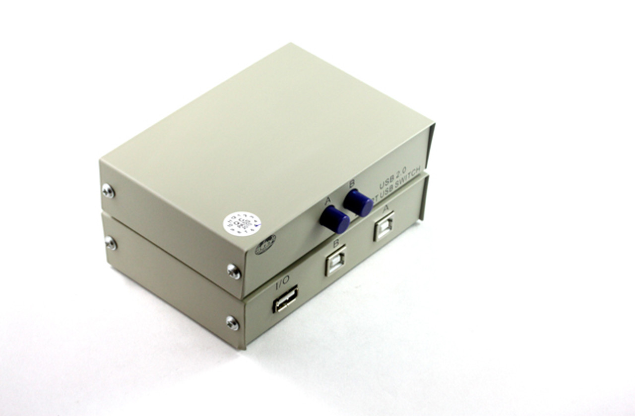 2 Way USB 2.0 Push-Button Data Switch