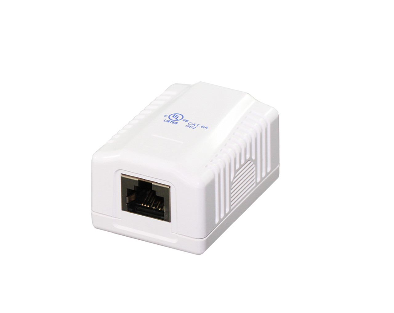 CAT6A Shielded Surface Box, 1 Port, UL-Listed CAT6A Shielded Surface Box, 1 Port, UL-Listed