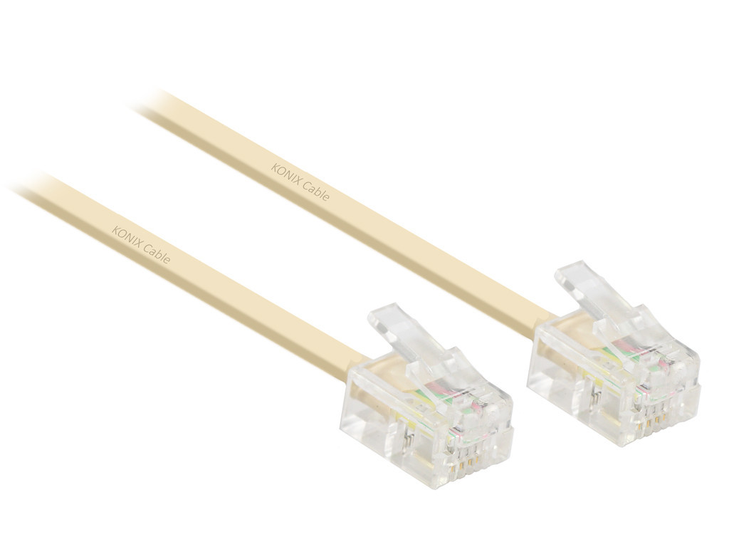 0.15M RJ12/RJ12 Telephone Cable