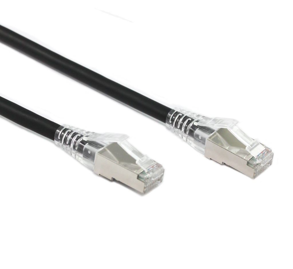 0.25M Black CAT6A SFTP Cable LSZH ( Component Test )