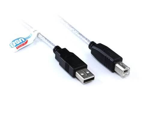 5M USB 2.0 AM/BM 28+24AWG Cable