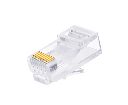 Cobtel RJ45 8P8C Connector for Solid Core Cable ( 3 Prongs )