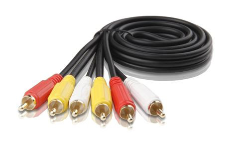 0.5M 3RCA to 3RCA Composite Cable OFC