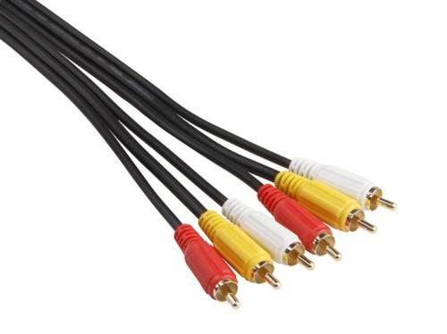 15M 3RCA to 3RCA Composite Cable OFC