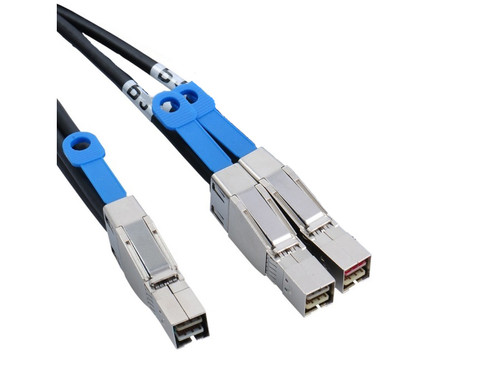 1M External Mini SAS HD SFF-8644 to 2x Mini SAS HD SFF-8644 Cable