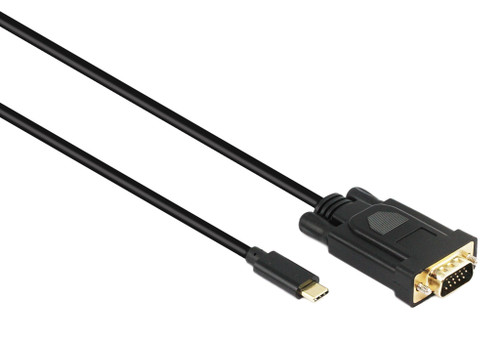 2M USB Type-C Male to VGA HD15M Cable