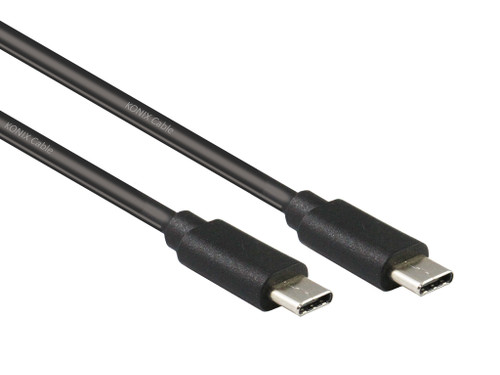 1M USB 2.0 Type-C Male to Type-C Male Cable Supports 480Mbps Speed