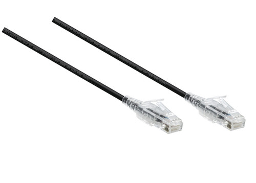 3M Slim CAT6 UTP Patch Cable LSZH in Black