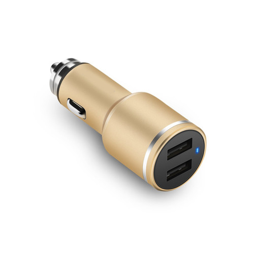 USB Car Charger 2 Port with 5V 2.4A