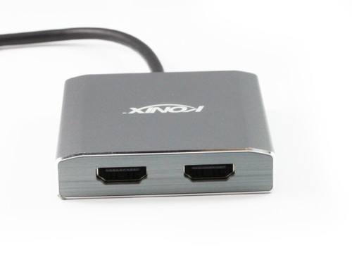 20CM USB 3.1 Type-C to Dual HDMI Converter 4Kx2K