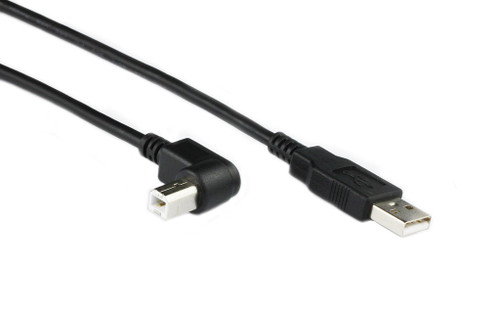 1M USB 2.0 AM To Right Angle BM Cable