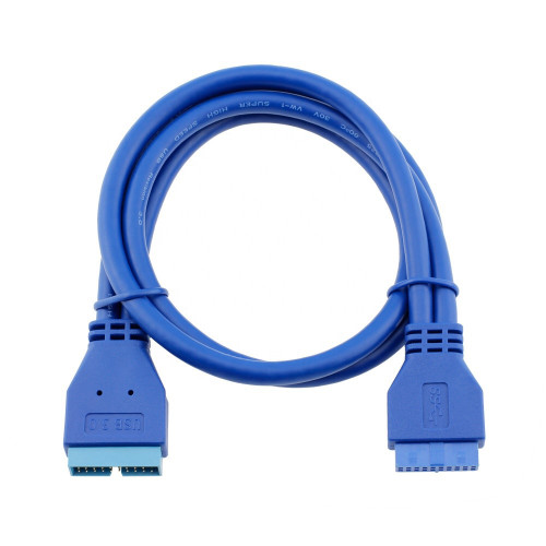 20CM USB 3.0 Motherboard 20pin M-F extension Cable