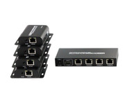 4 Port HDMI Over CAT5e/CAT6 Extender Supports 1080P, 60M Range