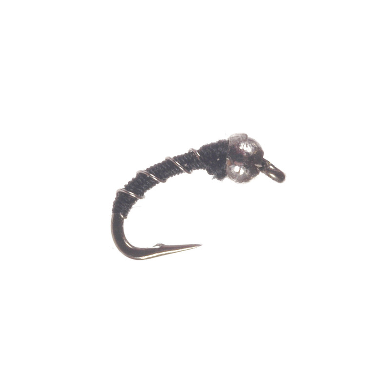 Tungsten Zebra Midge Black