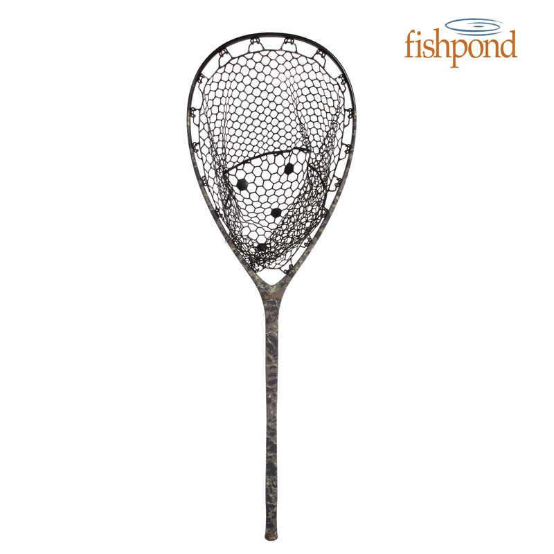 Fishpond Nomad Boat Net shown in the color Riverbed Camo