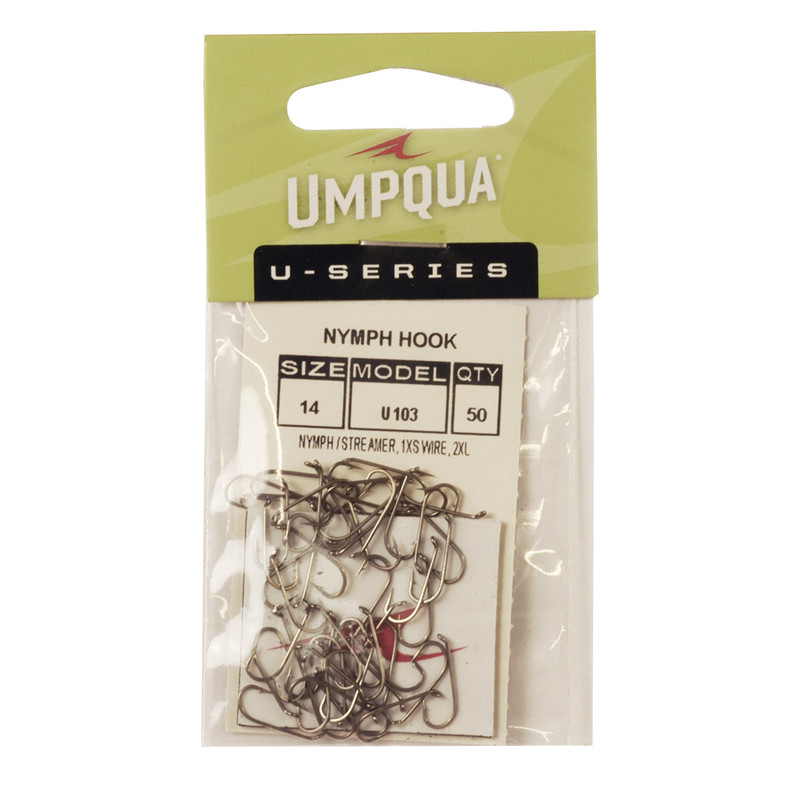 50-Pack of Umpqua U-Series U103 Nymph & Streamer Hook