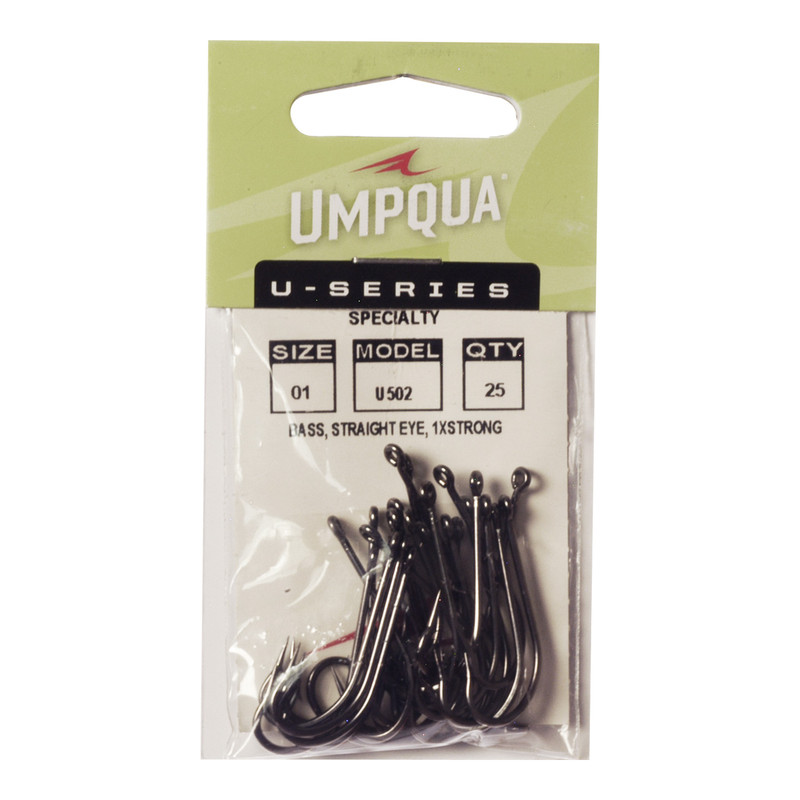  Umpqua U Series U504 Fly Tying Hooks Size 2/0 25 Pack