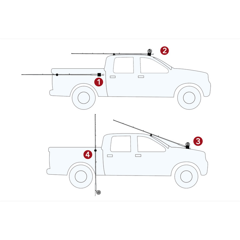 SMT Magnetic Fly Fishing Rod Carrier and Vehicle Rod Mount 