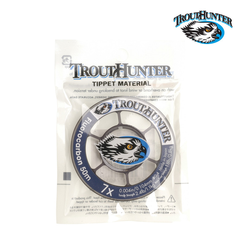TroutHunter Fluorocarbon Tippet 50m Spool