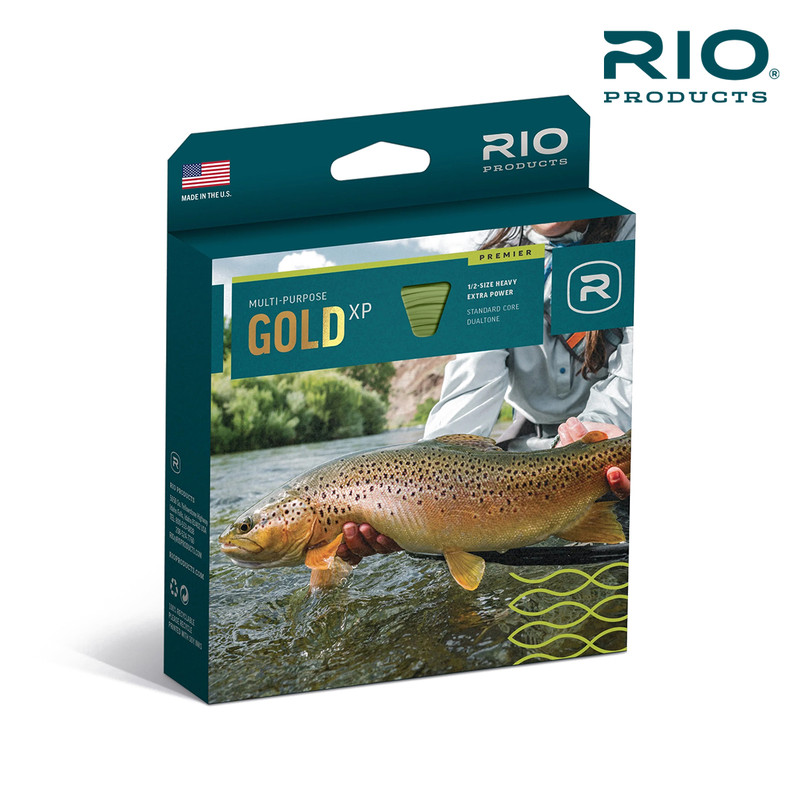 Rio Premier Gold XP Fly Line Moss/Electric Green