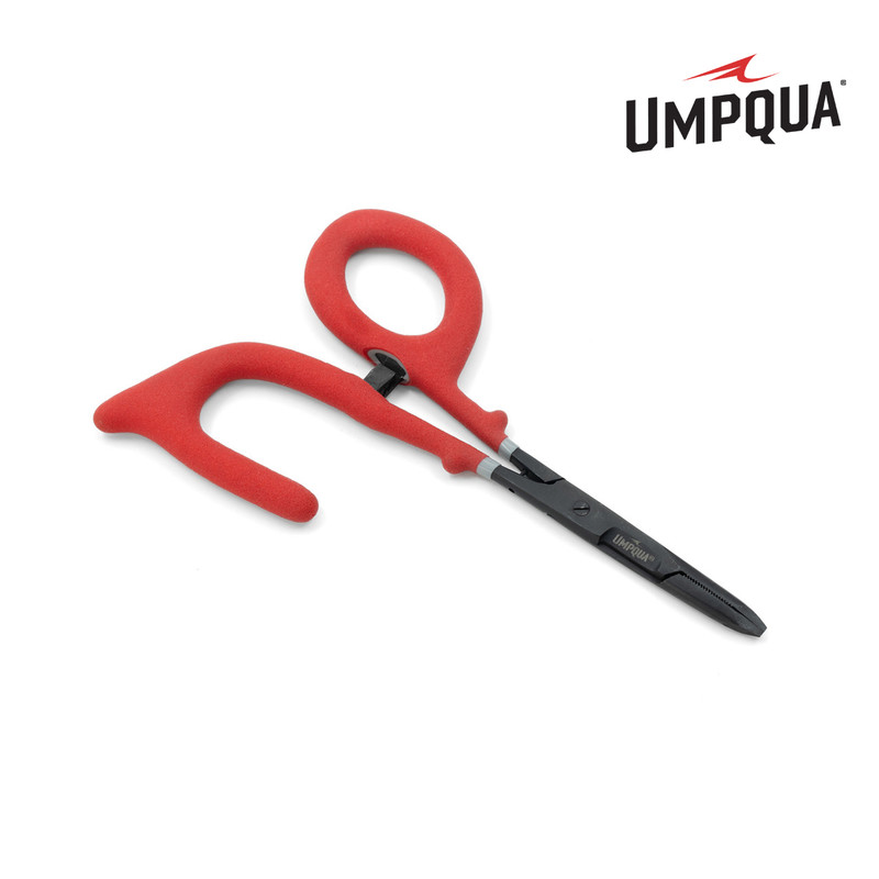 UMPQUA RIVER GRIP OPEN SCISSOR FORCEPS RED