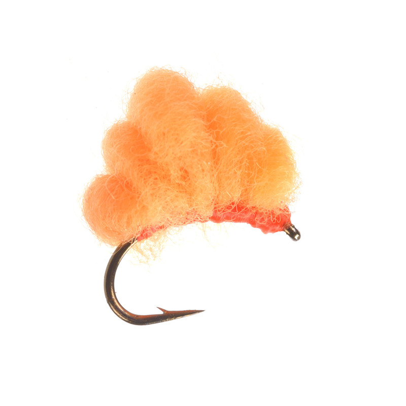 Micro Spawn Fly - Steelhead Orange