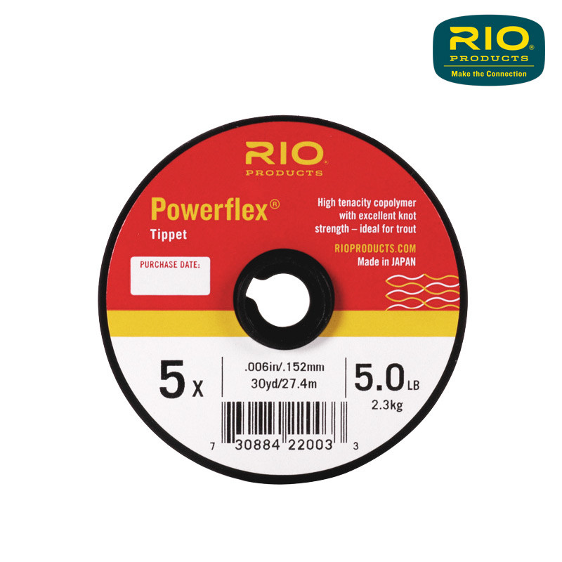 Rio Powerflex Tippet 2x 30 Yard Spool for sale online 