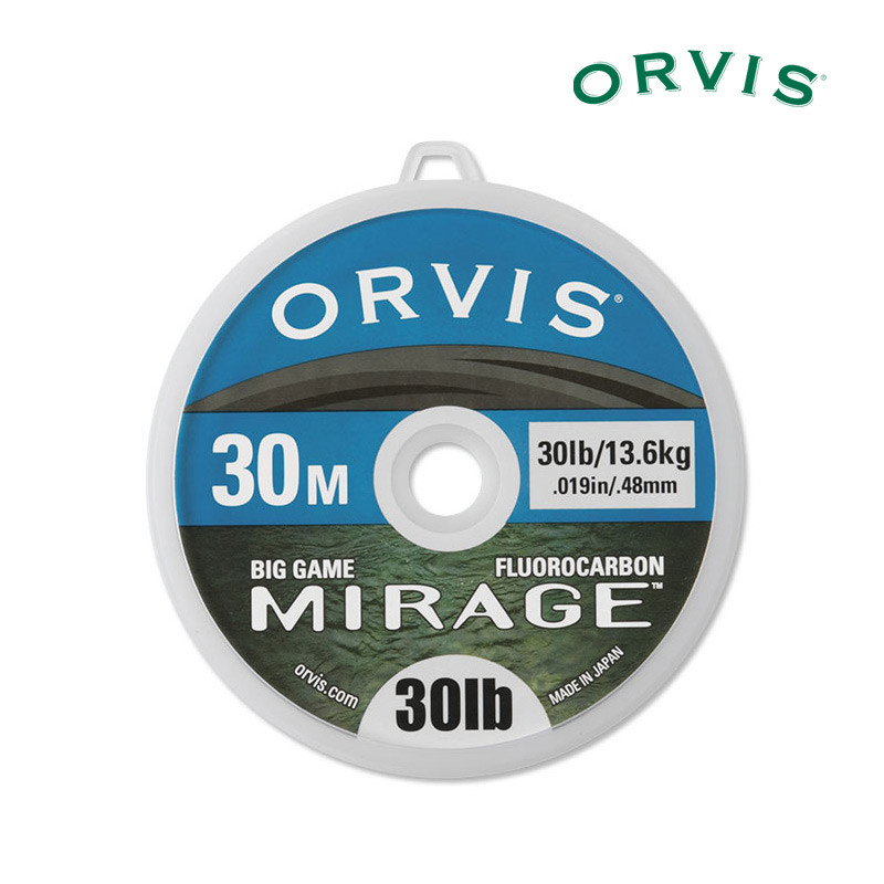 Orvis Mirage Fluorocarbon Tippet 7X-0X 30-Meter Spool