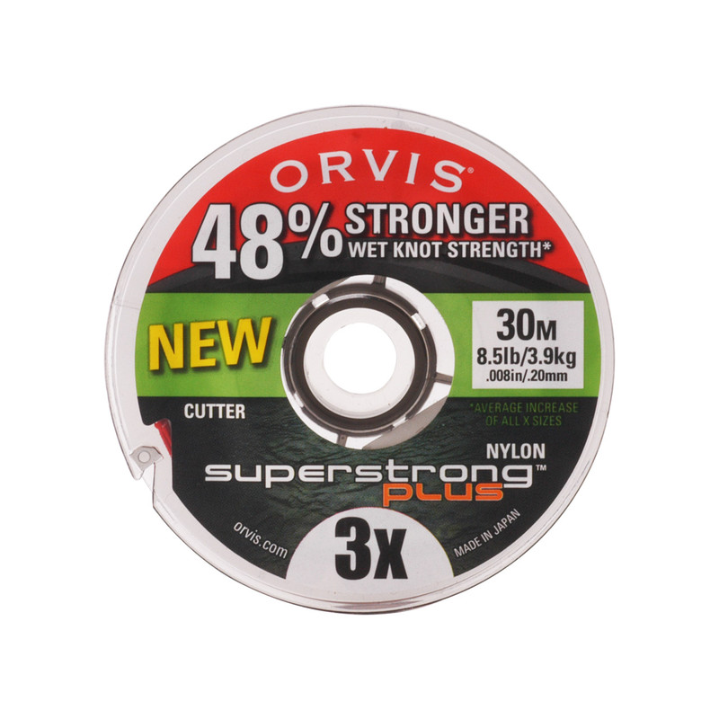 A Spool of Orvis Super Strong Plus 3X 8.5 Pound Test Tippet 