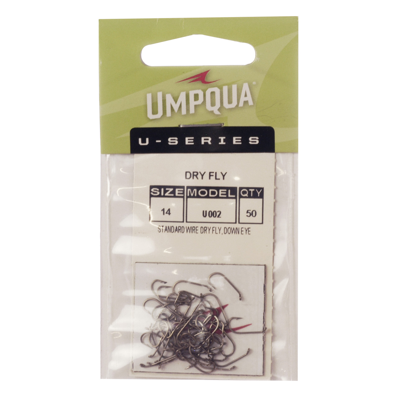 Umpqua U-Series Hooks U002 Dry Fly Hook - 50 Pack--Fly Tying  Hooks-- — Big Y Fly Co