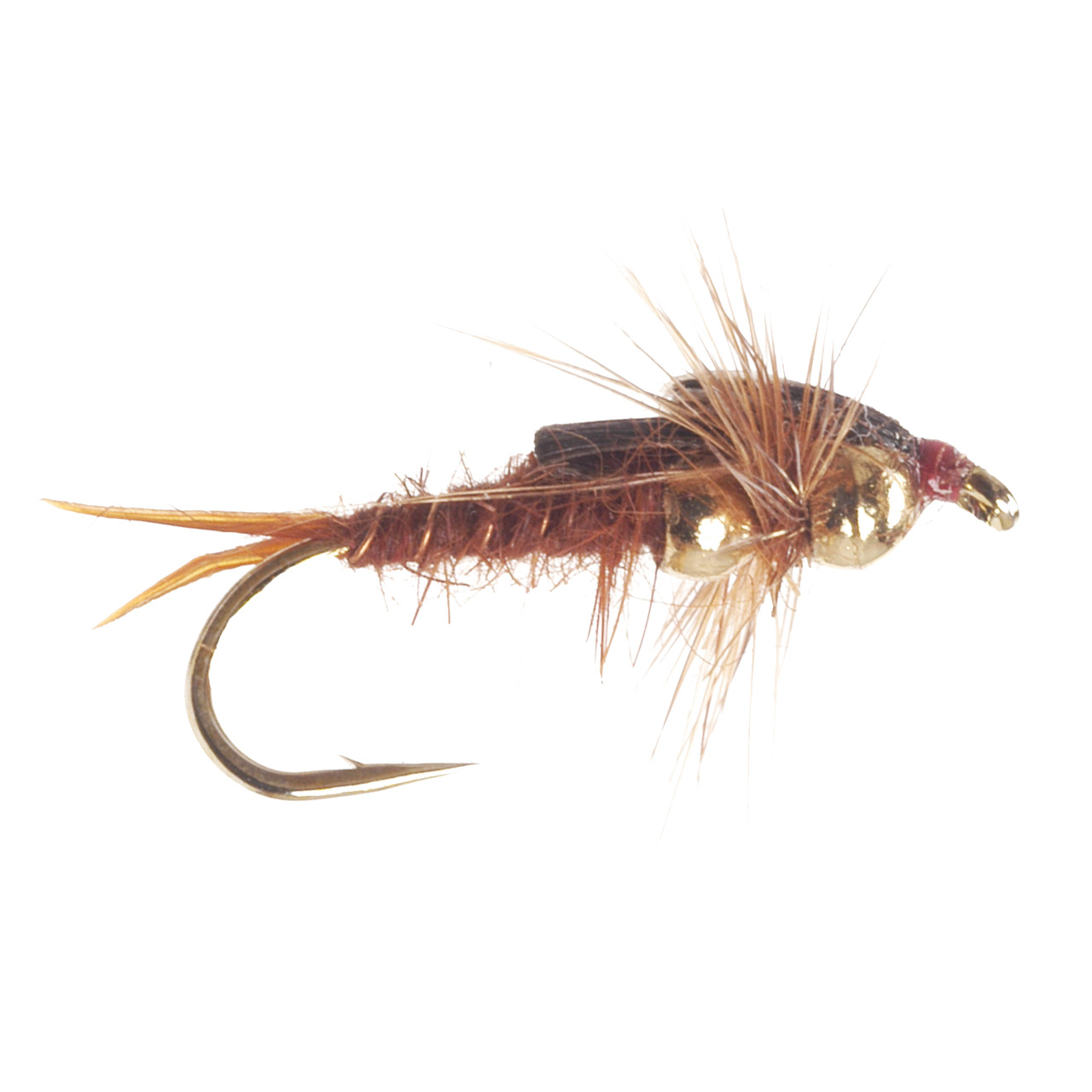 Tunghead Double Bead Stonefly Nymph Brown