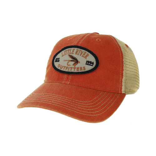 Old Favorite Trucker Hat Orange Classic Logo