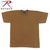 Rothco Solid Color Cotton / Polyester Blend Military T-Shirt