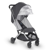 UPPABaby Minu Stroller - Jordan (Charcoal Melange/silver/black Leather)