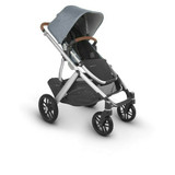 Uppababy Vista V2 Stroller - Gregory (Blue MelangeSilverSaddle Leather)