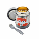 Insulated Stainless Steel Food Jar - Gray Fox