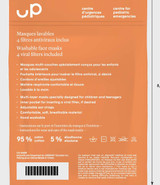 UP Kids Facemask Navy (2pk with 4 filters) UP Kids Facemask Navy (2pk with 4 filters)