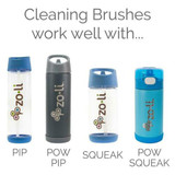 Straw Cleaning Brush (2pk) - Green/White