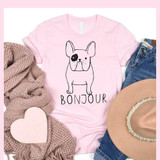 Portage&Main Frenchie Tee Pink