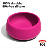 OXO Tot Silicone Bowl Pink OXO Tot Silicone Bowl Pink