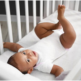 Kushies Waterproof Crib Mattress Protector - White Kushies Waterproof Crib Mattress Protector - White