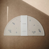 Mushie Silicone Place Mat- Lilac Flowers Mushie Silicone Place Mat- Lilac Flowers