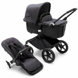 Bugaboo Fox 3 Complete Stroller Mineral - Black/Washed Black Bugaboo Fox 3 Complete Stroller Mineral - Black/Washed Black