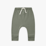 Quincy Mae Drawstring Pant in Basil