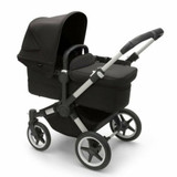 Bugaboo Donkey 5 Mono Complete Set - Alu/Midnight Black-Midnight Black Bugaboo Donkey 5 Mono Complete Set - Alu/Midnight Black-Midnight Black