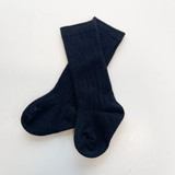 Belan J Knee High Socks 2Pack - Black/Coffee Belan J Knee High Socks 2Pack - Black/Coffee
